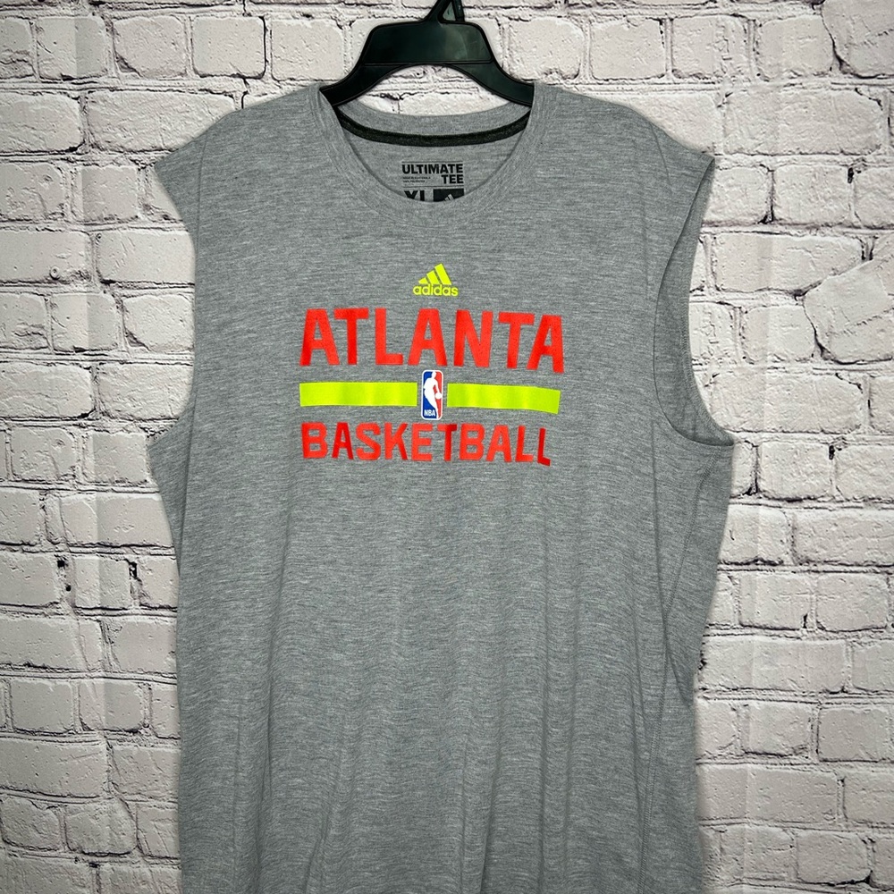 Adidas Official NBA Atlanta Hawks Basketball Sleeveless Dri Fit
